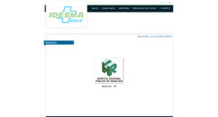 Desktop Screenshot of idesma.org.br