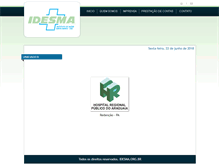 Tablet Screenshot of idesma.org.br